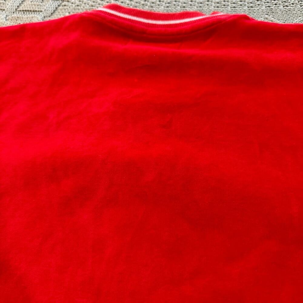 Red Jacket Wisconsin Badgers V Neck Short Sleeved Sweater ~ S/MD - Picture 11 of 11